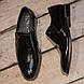 Лаковані чоловічі туфлі без шнурівок 39, 40, 43 розмір, фото 4