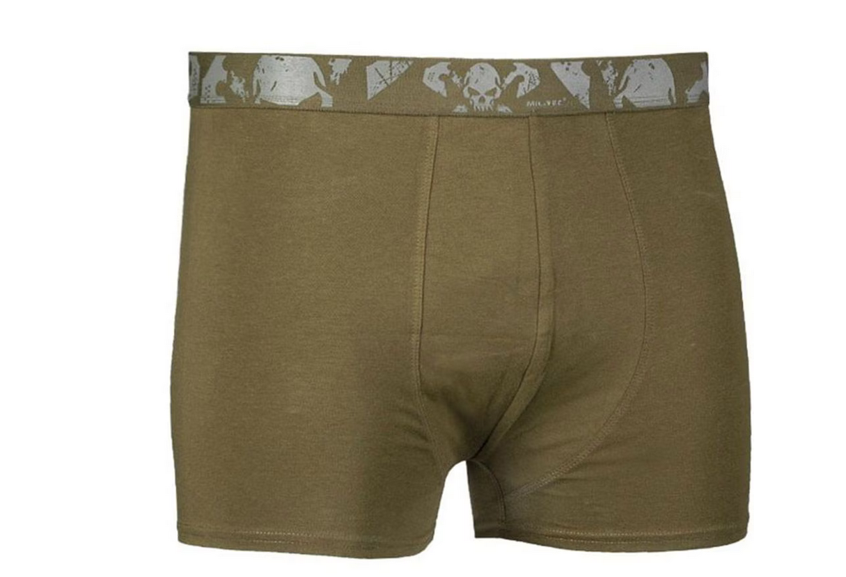 Труси-боксери Mil-Tec Skull Olive - 2 шт.