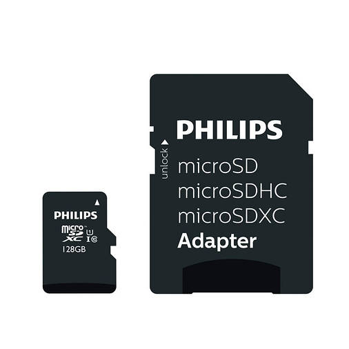 Карта пам'яті PHILIPS PHMSDM128GXC10U1 128 GB Micro SDXC Class 10 UHS-1, фото 2