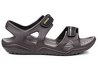 Crocs Swiftwater River Sandal Espresso чоловічі коричневі сандалі крокс