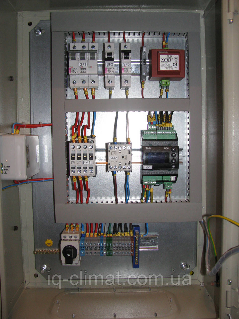 Автоматика припливної системи вентиляції з електричним нагрівачем