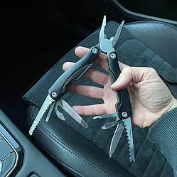 Мультитул набір інструментів 9 в 1 чорний #2302