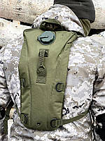 Качественная питьевая система KMS 2.5 л хаки, тактическая водоноска, рюкзак с гидратором, армейский для воды