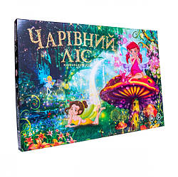 Настільна гра Чарівний ліс 30215 Strateg, УКР, дитяча розважальна гра для дівчаток, всієї родини