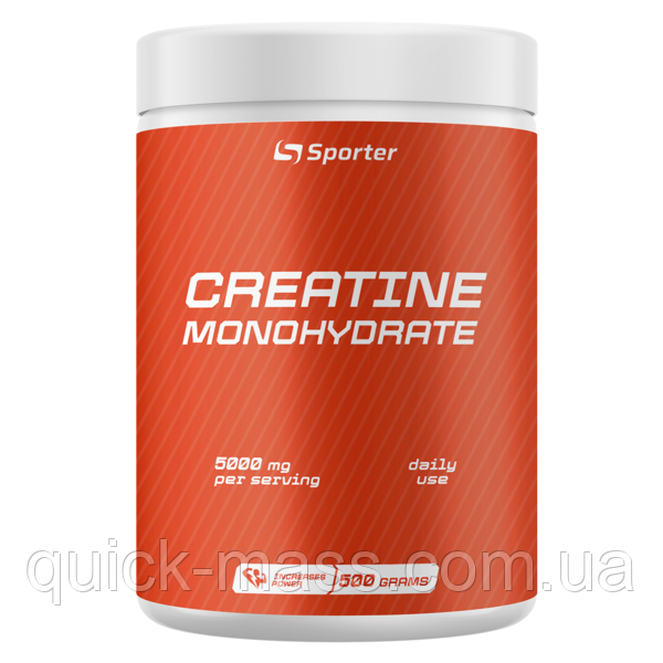 Креатин Sporter Creatine monohydrate - 500 г - фото 1 - id-p1759428993