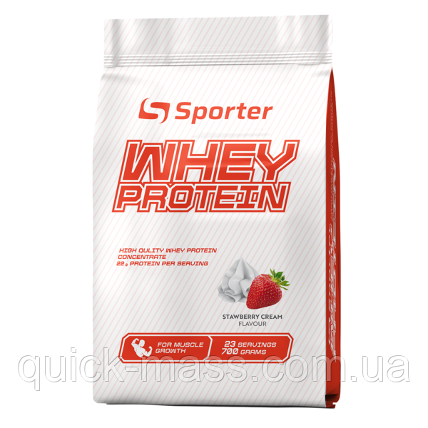 Протеїн без цукру Sporter Whey Protein 700g (різні смаки)