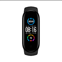 Фітнес-браслет Smart Band M5 з функцією Bluetooth + функція моніторингу сну, режим тренування та крокомір Чорний, фото 4