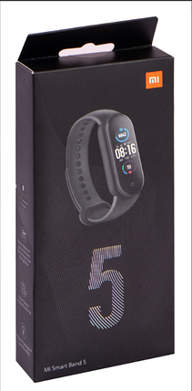 Фітнес-браслет Smart Band M5 з функцією Bluetooth + функція моніторингу сну, режим тренування та крокомір Чорний, фото 1