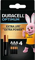 Щелочные батарейки Duracell Optimum AAA 1.5В LR6 1 шт