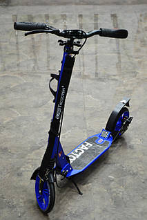 Самокат двоколісний Best Scooter Factor колеса PU 200 мм, Синій 72725