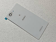 Sony Xperia Z3 Compact White задняя крышка белого цвета, стеклянная для ремонта