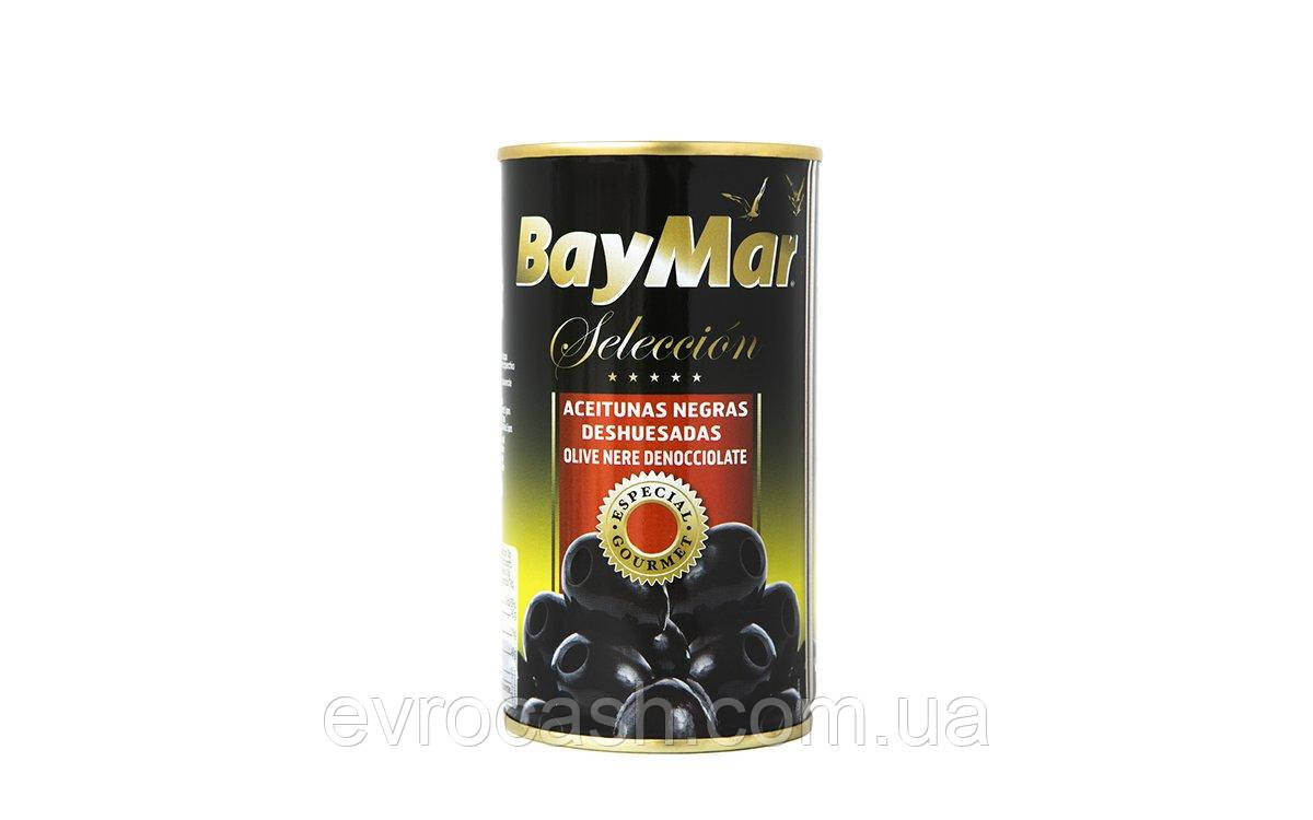 Оливки BayMar чорні без кісточки 350 гр 12 шт ящ