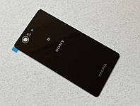 Sony Xperia Z3 Compact Black задняя крышка чёрного цвета, стеклянная для ремонта