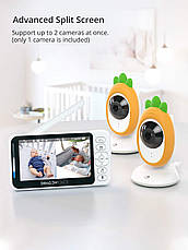Радіоняня Dragon Touch з камерою, 4,3-дюймовим РК-екраном HD, Amazon, Німеччина, фото 2
