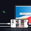 Кабель зарядний Lightning Ugreen Type-C to Lightning для швидкого заряджання 1 м Blue (US387), фото 6