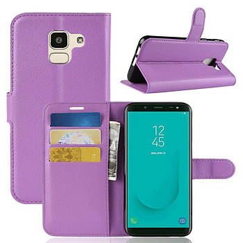 Чохол-книжка Litchie Wallet для Samsung J600 Galaxy J6 2018 Violet