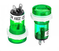 Светодиодный индикатор XD15-1 220В зеленый d=15мм Daier 1013219
