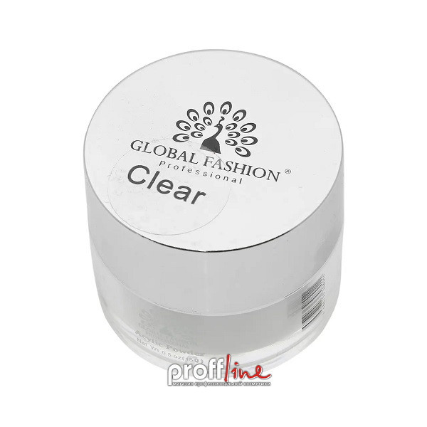 Акрилова пудра Global Fashion Clear 50 г