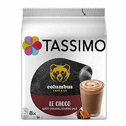 Шоколад з солоною карамеллю Tassimo Columbus Le Choco Solt Caramel 8 порцій Німеччина Тассімо