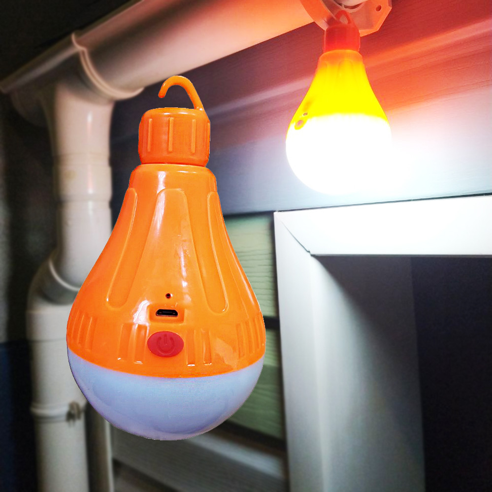 Лампа акумуляторна світлодіодна LY V09 підвісний LED світильник з гачком для кемпінгу та будинку
