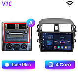 Junsun 4G Android магнітолу для Toyota corolla 2006-2013 wifi, фото 6