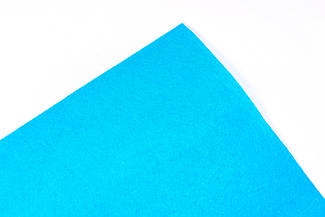 Фетр листовий 1 мм блакитний 21х25 см