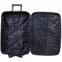 Валіза Bonro Style (середній) чорно-вишнева, фото 5