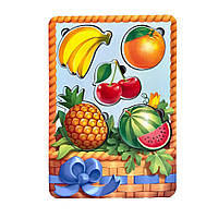 Настольная развивающая игра "Корзина с фруктами-1" Ubumblebees (ПСФ044) PSF044 сортер-вкладыш, World-of-Toys