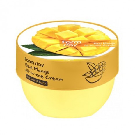 Крем для тіла з екстрактом манго FarmStay Real Mango All-In-One Cream, 300 мл