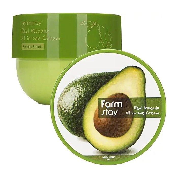 Крем для тіла з авакадо FarmStay Real Avocado All-In-One Cream, 300 мл