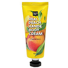 Крем для рук і тіла з екстрактом персика FARMSTAY Real Peach Hand & Body Cream 100 мл