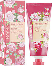 Крем для рук с экстрактом розы FarmStay Pink Flower Blooming Hand Cream Pink Rose 100 мл