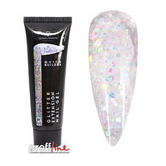 Акрил гель Global Fashion 30 мл, Glitter № 1