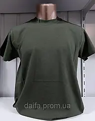 Чоловіча футболка хакi НАПIВБАТАЛ H150-6 (в уп. один колір) вир-во Туреччина.