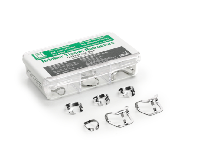 Набір кламерів для сильно зруйнованих зубів Hygenic® Brinker Clamps
