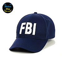 Кепка бейсболка с вышивкой - FBI / ФБР M/L Темно-синий