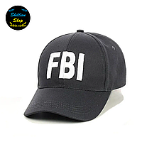 Кепка бейсболка с вышивкой - FBI / ФБР M/L Серый