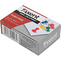 Кнопки-гвоздики Axent 4203 цветные 30 шт.