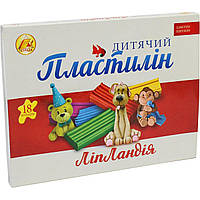 Пластилін 18 кольорів 360 г Ліпландія/пластиленд/Тетрада/20)