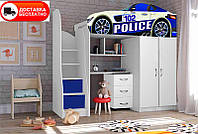 Детская кровать-комната Bed-Room №1 Police, спальное место 1700х800 мм