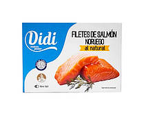 Лосось Норвезький у Власному Соку Діді Didi Filetes Salmon al Natural 115 г Іспанія