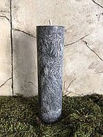Свеча из пальмового воска, черная 15 см