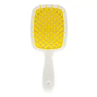 Janeke SUPERBRUSH WHITE/YELLOW NEON. Расческа. SP226BIA YFL