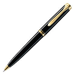 Ручка кулькова Pelikan Souverän Black K600, чорний корпус