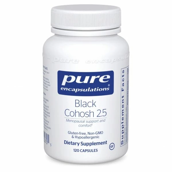 Чорний Воронець 2.5, Black Cohosh, Pure Encapsulations, 120 капсул. BX585