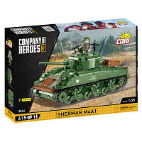 Конструктор Cobi Company of Heroes 3 Танк M4 Шерман, 615 деталей (COBI-3044) - Вища Якість та Гарантія!