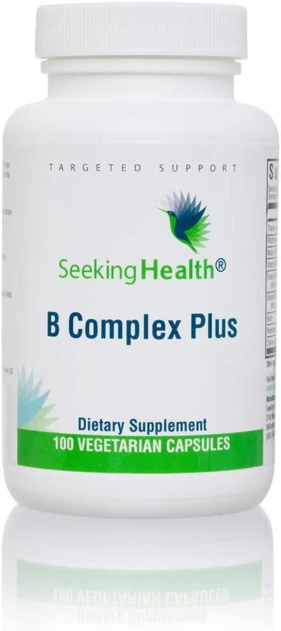Seeking Health B Complex Plus / Комплекс вітамінів групи Б з холіном 100 капсул