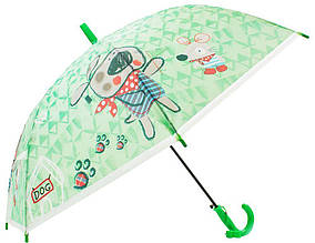 Парасолька-тростина дитяча напівавтомат Torm зелена