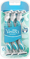 Одноразовые бритвенные станки Gillette Venus Sensitive для чувствительной кожи 6шт