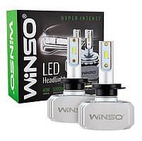 LED лампа Winso H7 6000K 5000LM 12/24V (2шт)
